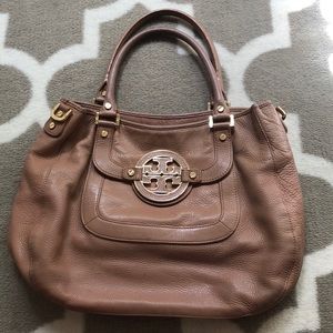 TORY BURCH boho brown purse